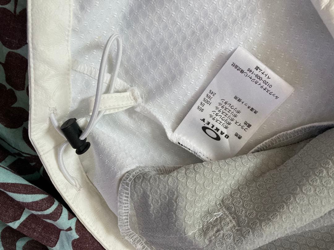 1回使用‼️✳️OAKLEY GOLF トラックジャケット ブルゾン‼️✳️Lホワイト白