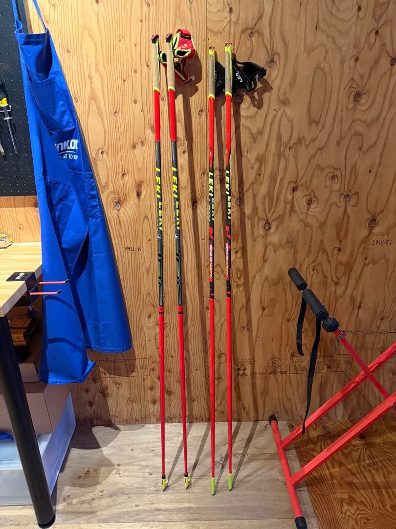 LEKI クロスカントリーポール160cm 2セット　アクセサリーセットほか