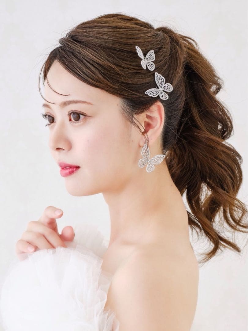 ANNAN WEDDING アンナウェディング 蝶々ピン MA233 4本セット