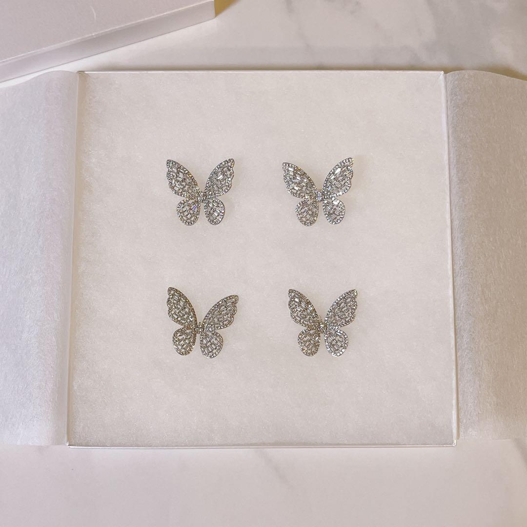 ANNAN WEDDING アンナウェディング 蝶々ピン MA233 4本セット