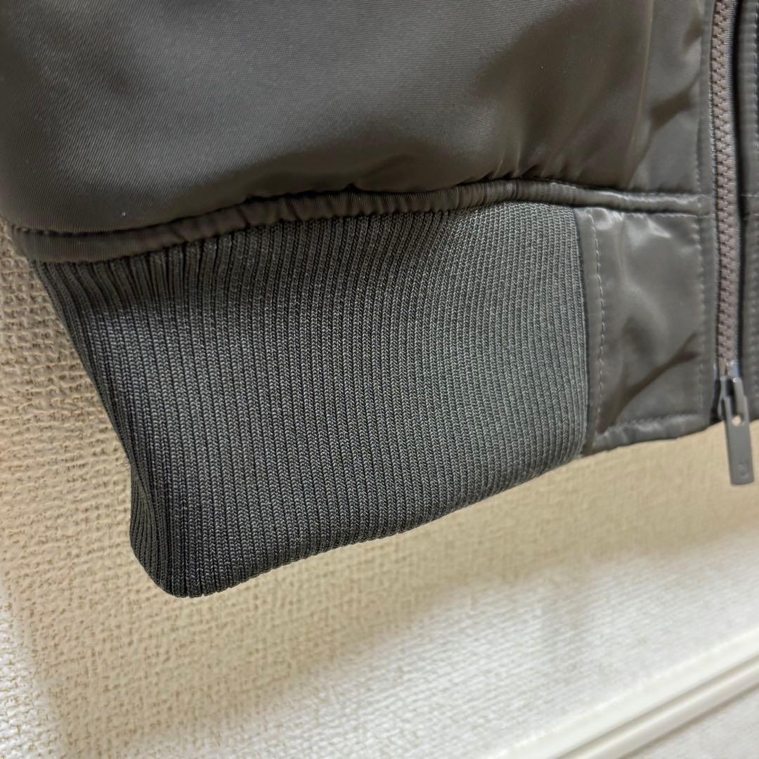 UNIQLO +J MA-1 フライトジャケット ダウン ダークグレー S 美品