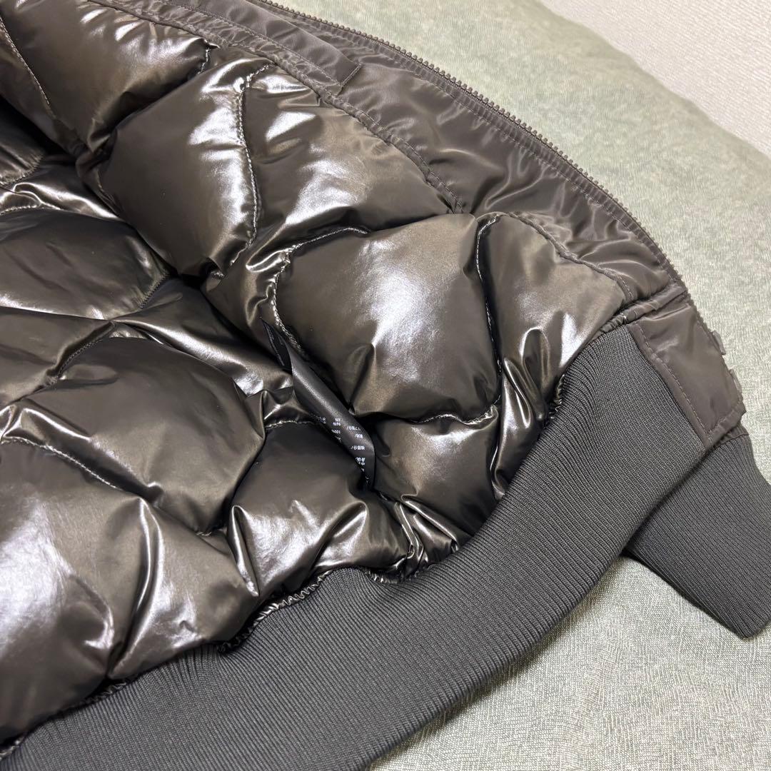 UNIQLO +J MA-1 フライトジャケット ダウン ダークグレー S 美品