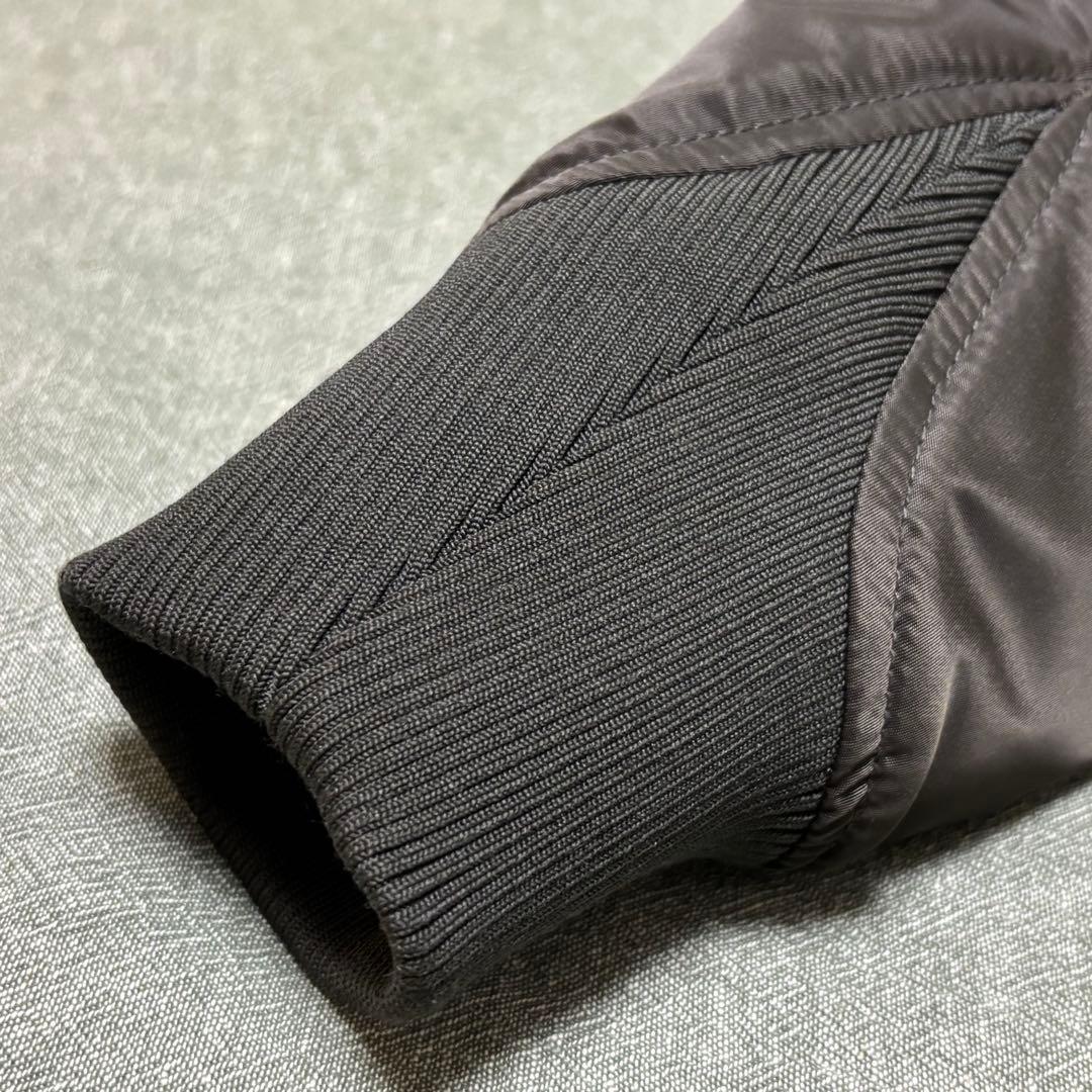 UNIQLO +J MA-1 フライトジャケット ダウン ダークグレー S 美品