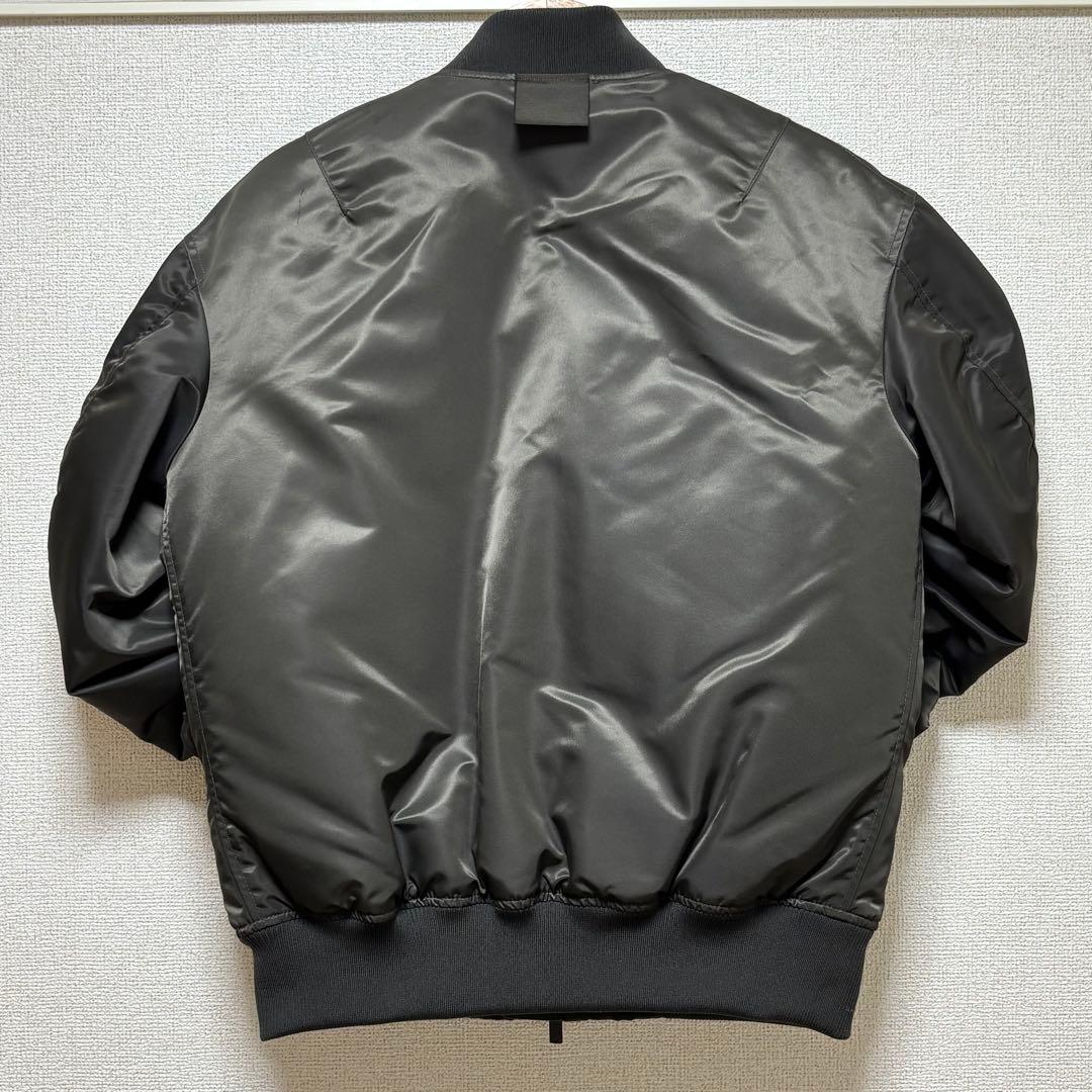 UNIQLO +J MA-1 フライトジャケット ダウン ダークグレー S 美品