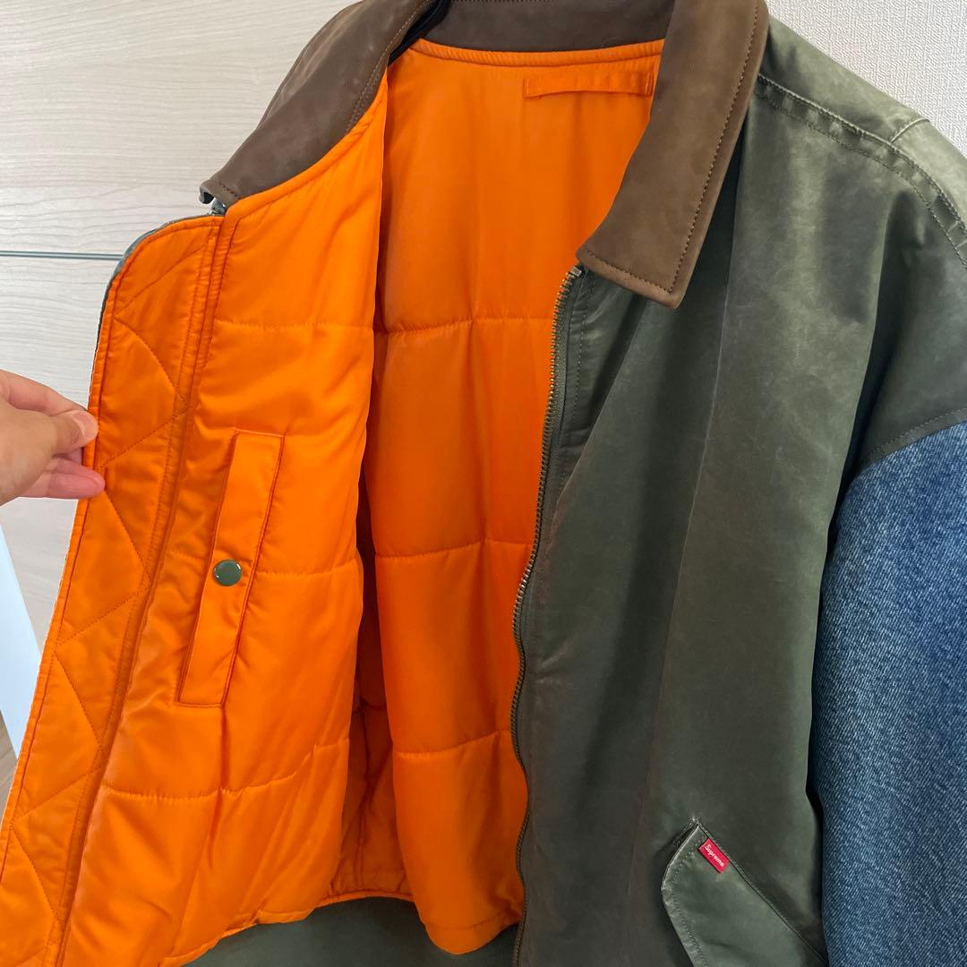 ジャケット・アウター Supreme Denim Sleeve Ma-1 \"Olive\"