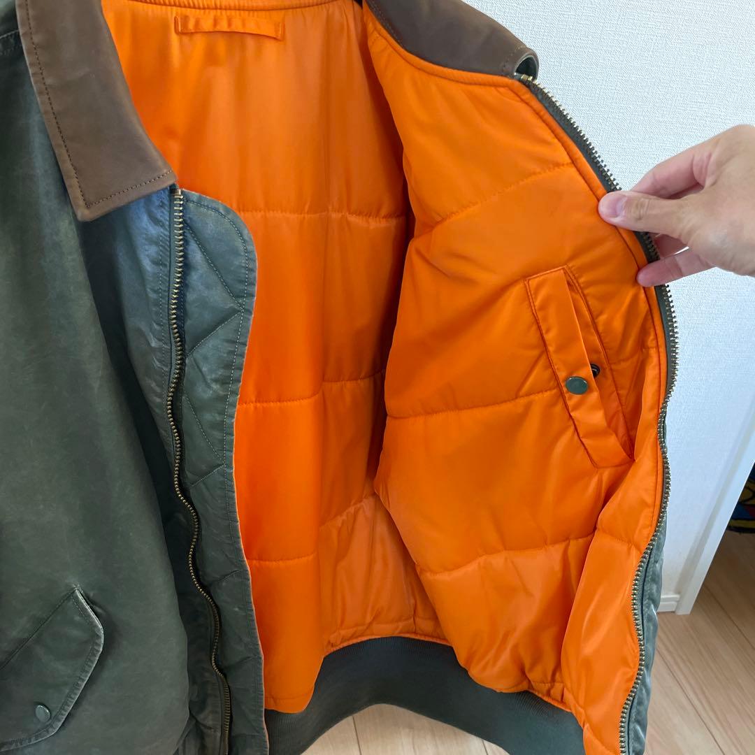 ジャケット・アウター Supreme Denim Sleeve Ma-1 \"Olive\"