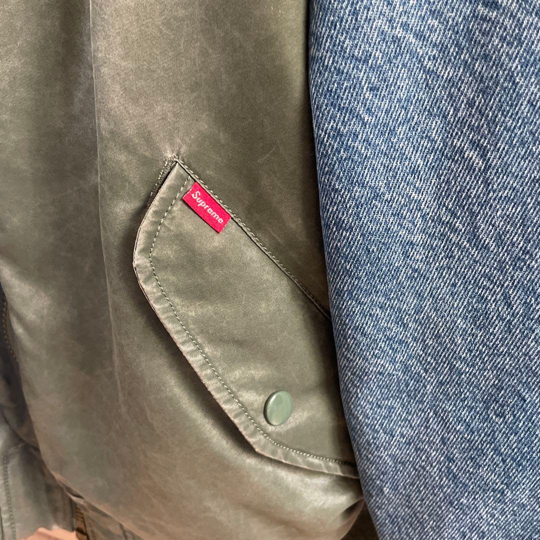 ジャケット・アウター Supreme Denim Sleeve Ma-1 \"Olive\"