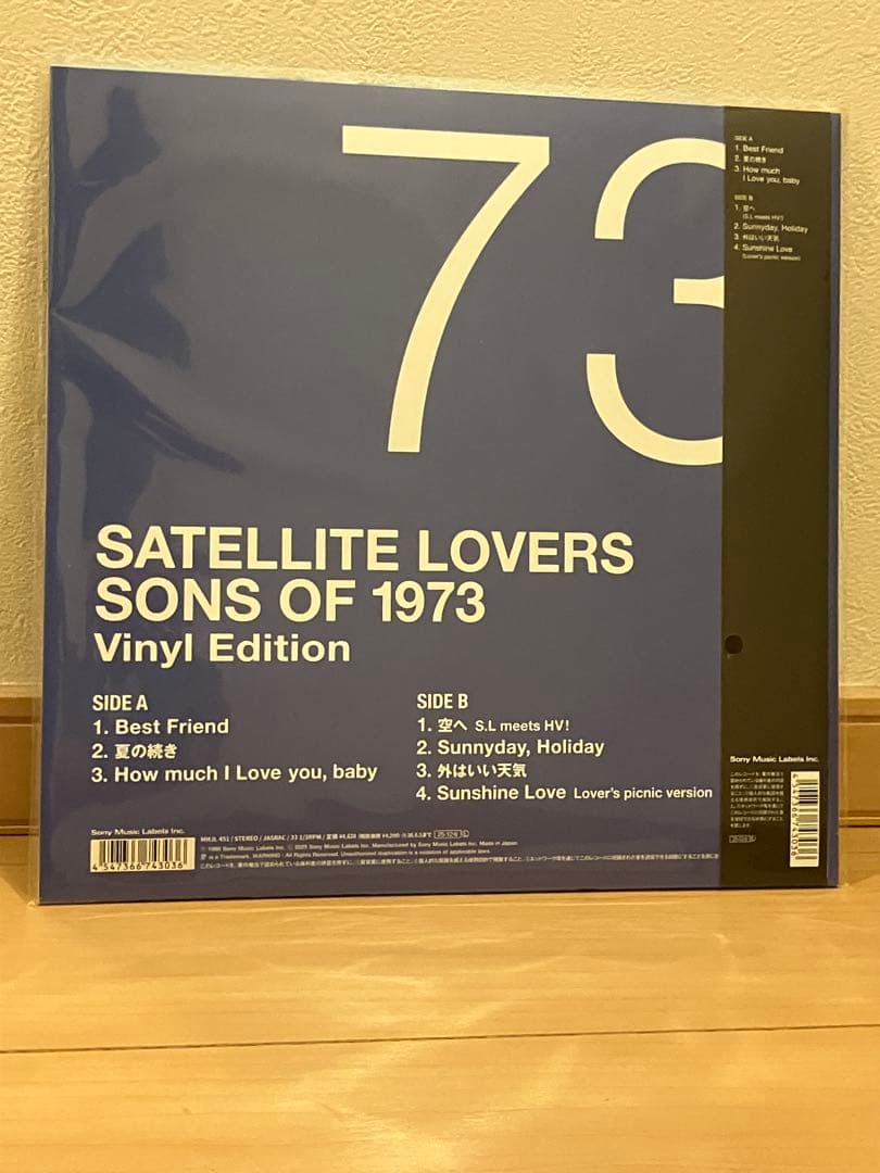 新品 SATELLITE LOVERS / SONS OF 1973 レコード