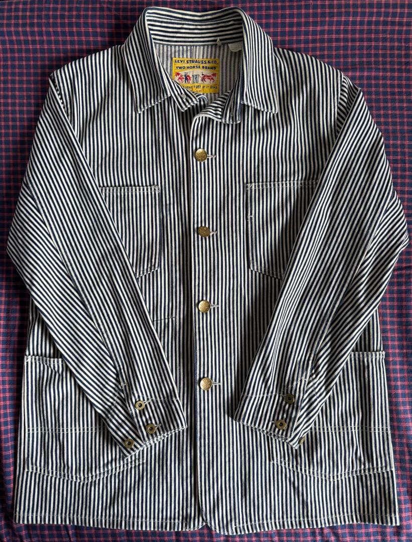 LEVI'S ストライプ トラッカージャケット
