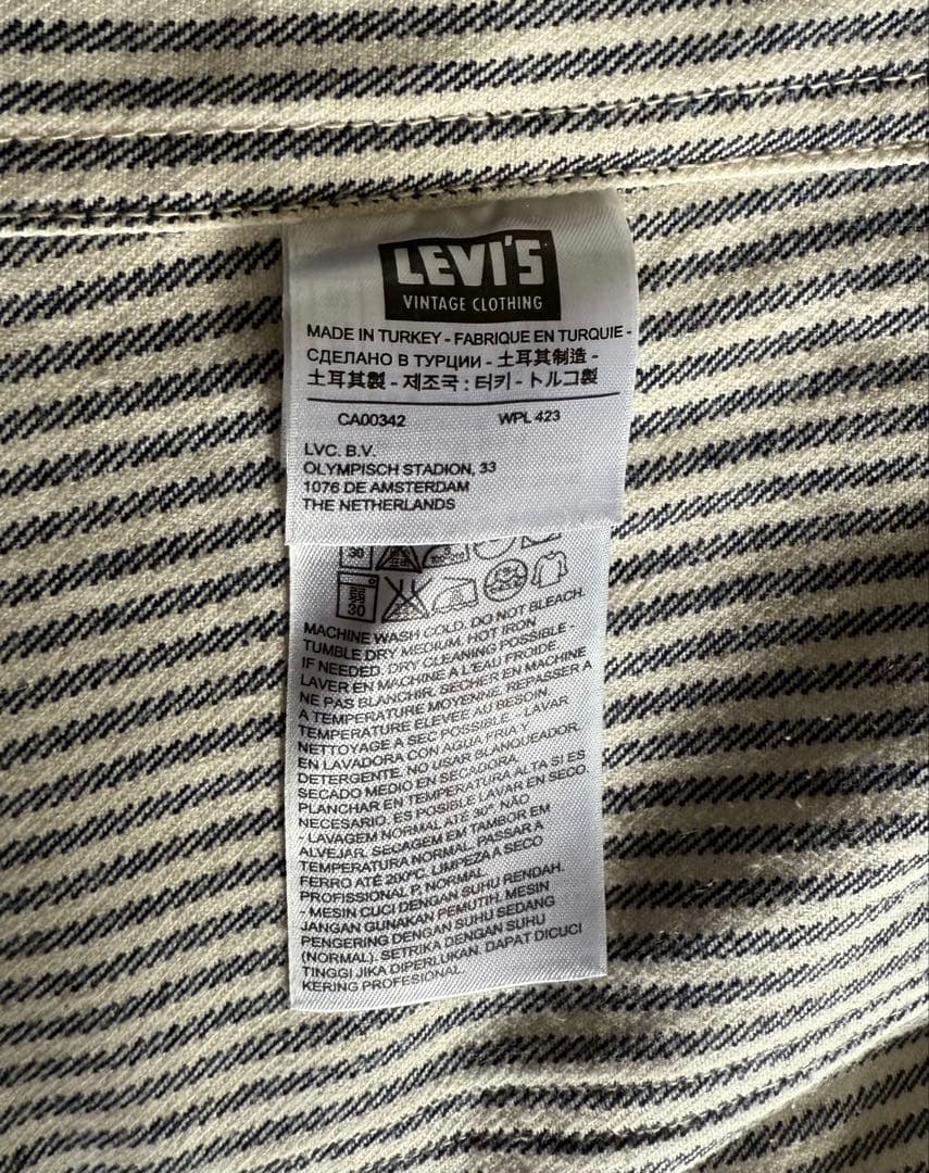 LEVI'S ストライプ トラッカージャケット