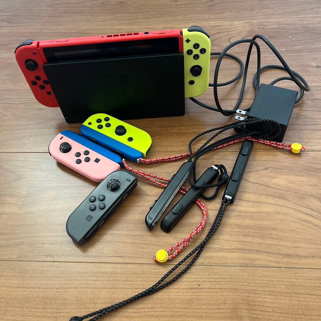 ⚠️ジャンク品 Nintendo Switch 本体 ジョイコン付き