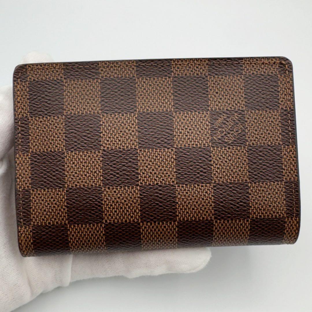 国内正規品　ヴィトン財布　ポルトフォイユ　ジュリエット　ダミエ　ボルドー　箱付き