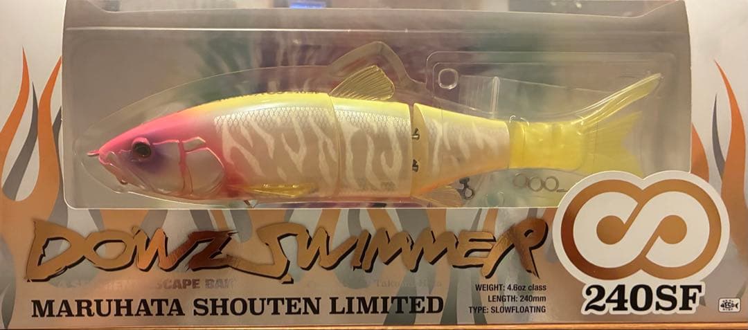 マルハタ商店限定　DOWZSWIMMER 240SF マルハタゴーストチャート