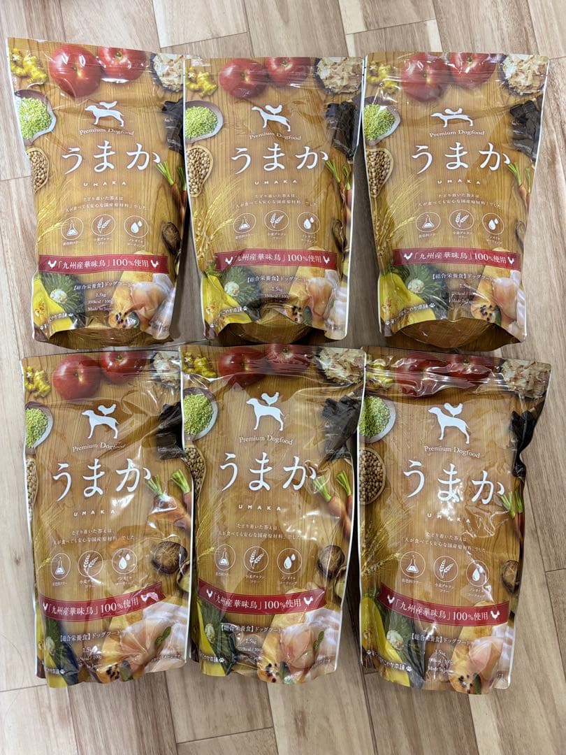 ①うまかドッグフード 1.5kg×6袋