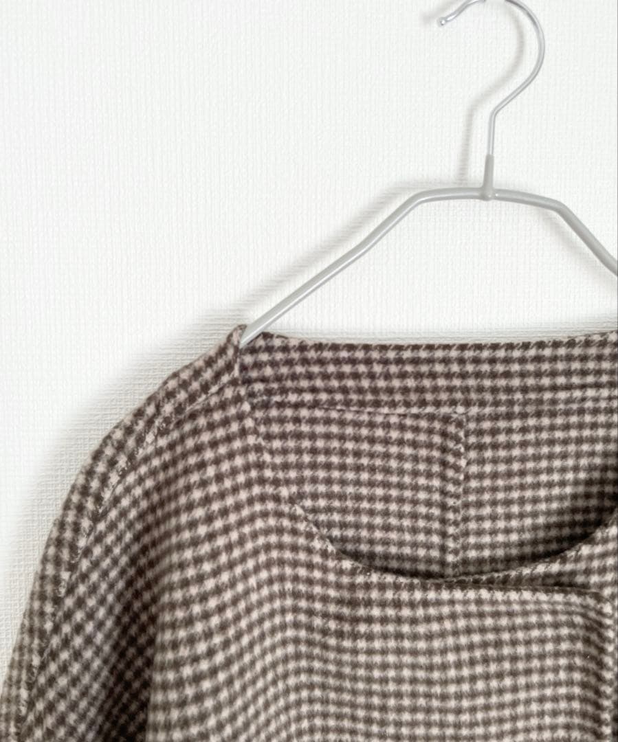 スローブイエナ　HAMILTONダブルフェイスウールショートコクーンコート