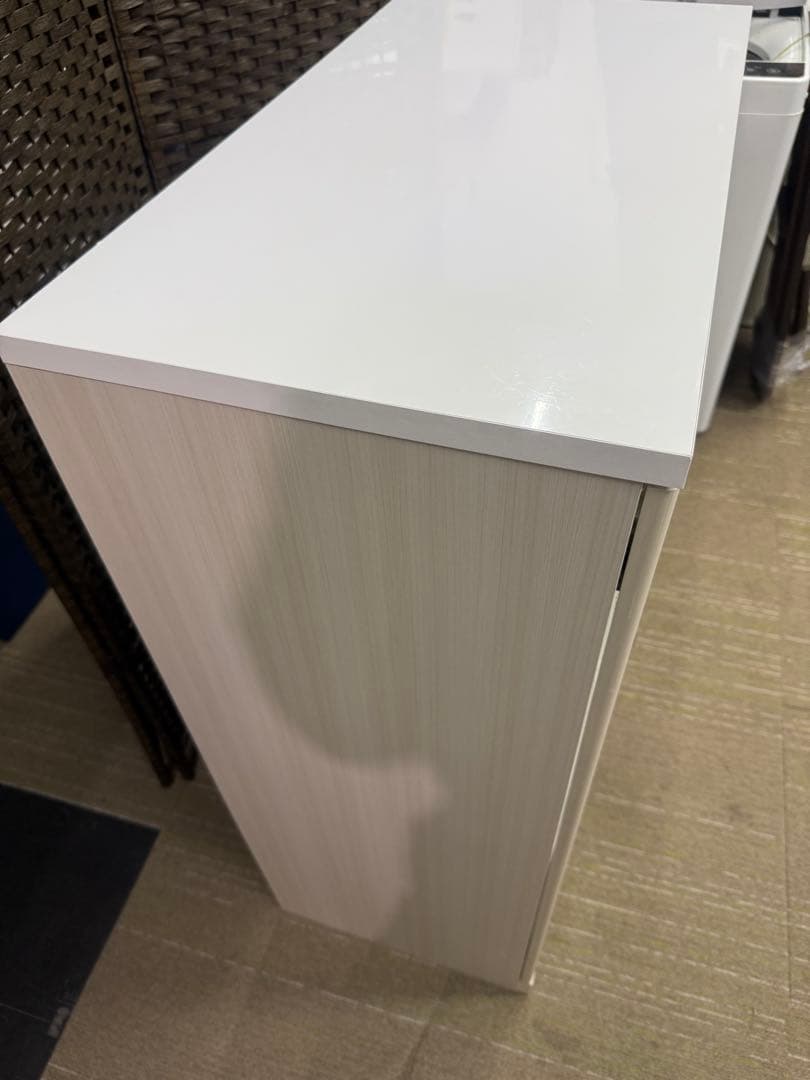 【洗浄消毒作業済】【美品】ニトリ　レンジ台　ブリエ　NRE 10575 食器棚