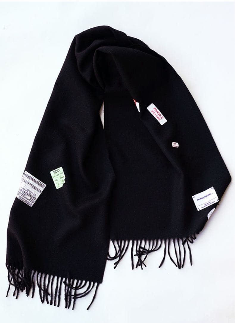 小物 BAL INOUE BROTHERS BRUSHED SCARF BLACK
