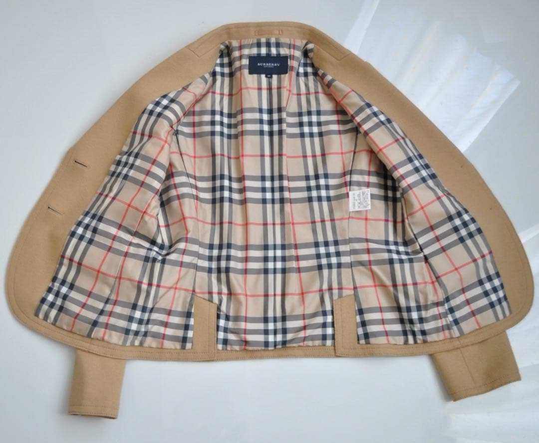 バーバリーロンドン ♡ ウール テーラードジャケット キャメル