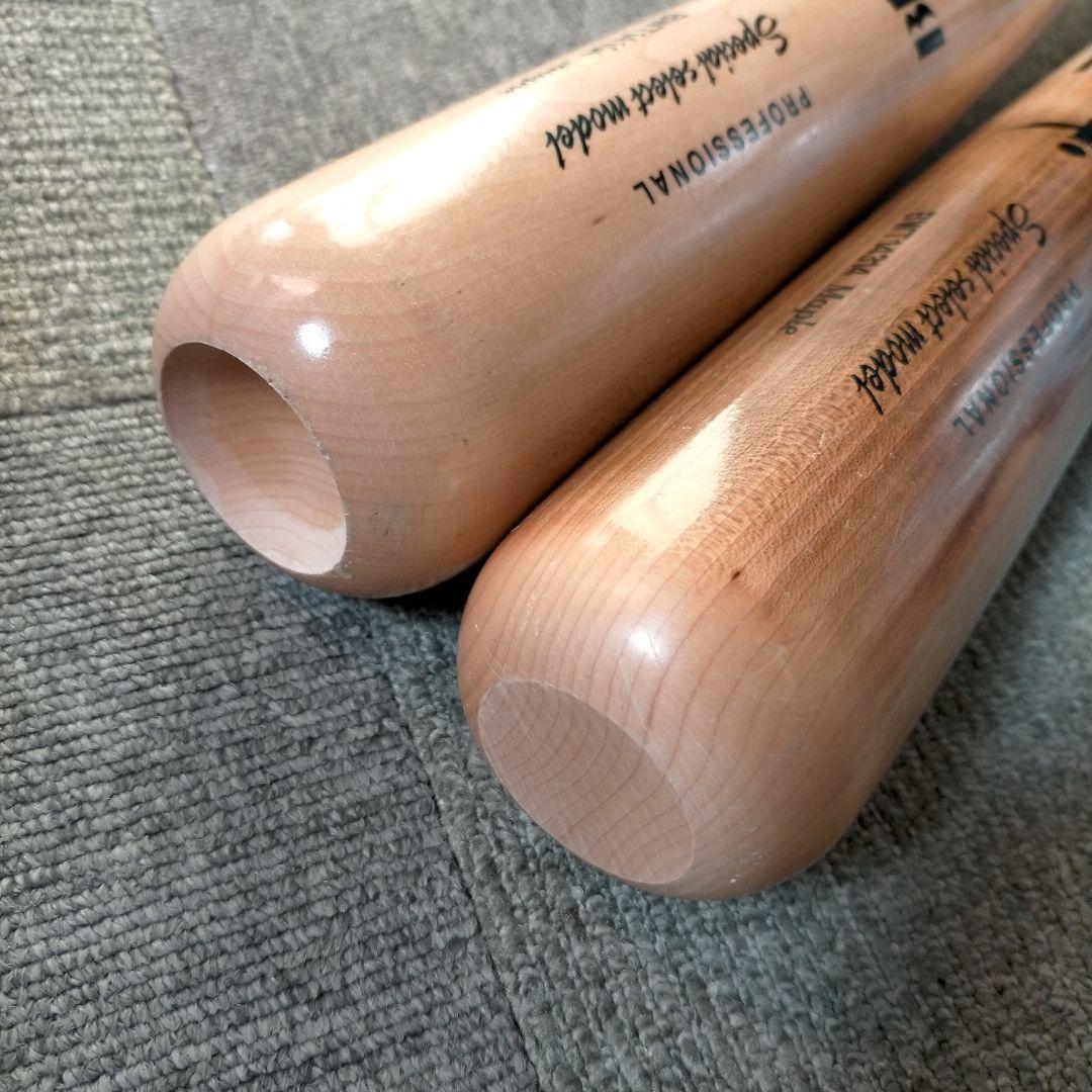 【極美品】ZETT ゼット 硬式木製バット 84cm 880g 909g