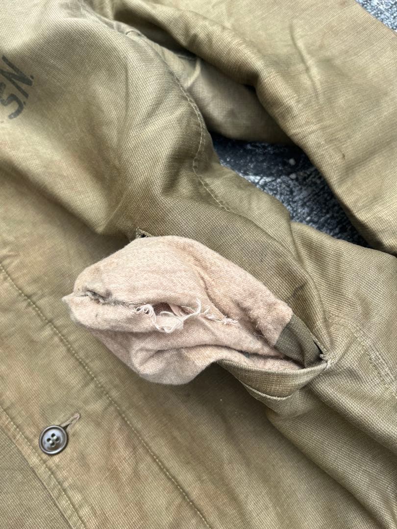 ゆ*ん様 40s USN N-1 デッキジャケット　ブルゾン　ミドル丈　ステンシ