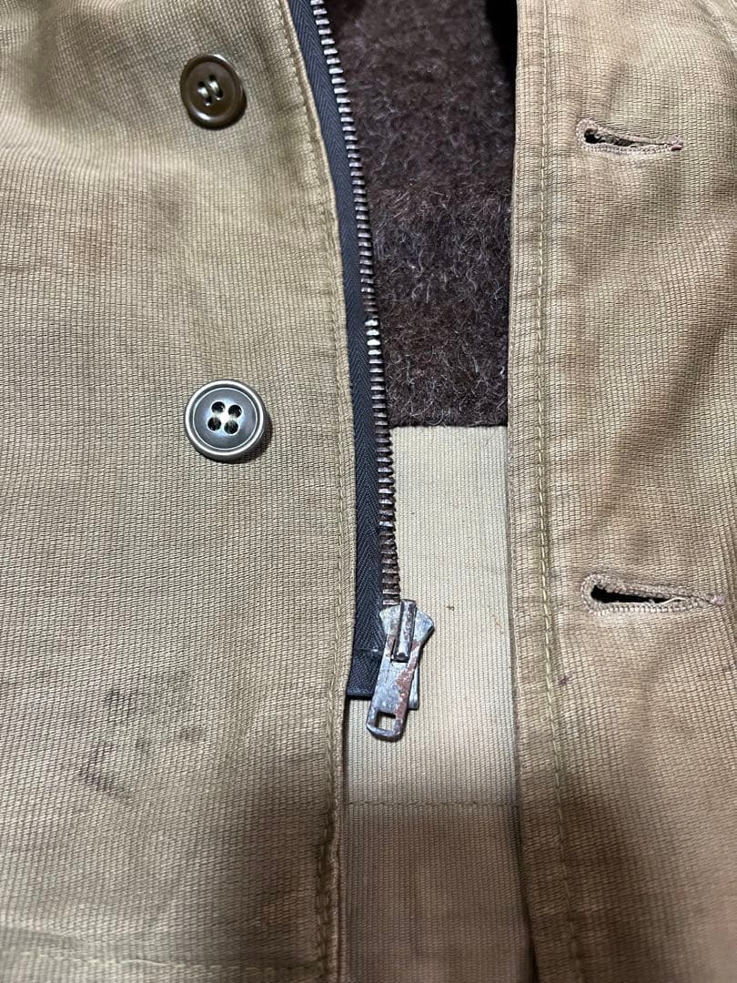 ゆ*ん様 40s USN N-1 デッキジャケット　ブルゾン　ミドル丈　ステンシ