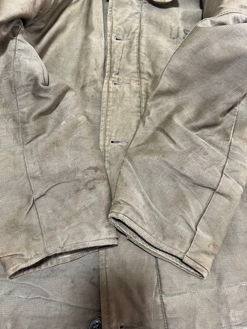 ゆ*ん様 40s USN N-1 デッキジャケット　ブルゾン　ミドル丈　ステンシ