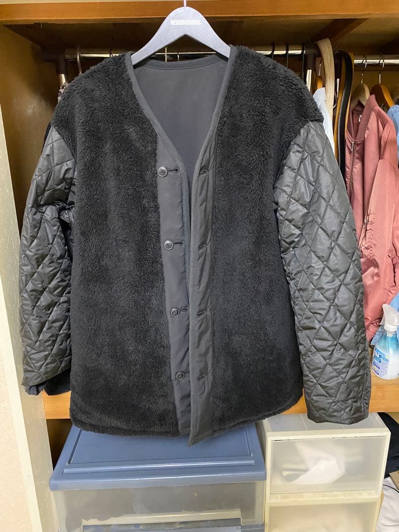 UNFRM OUTDOOR STANDARD ノーカラーリバーシブルジャケット