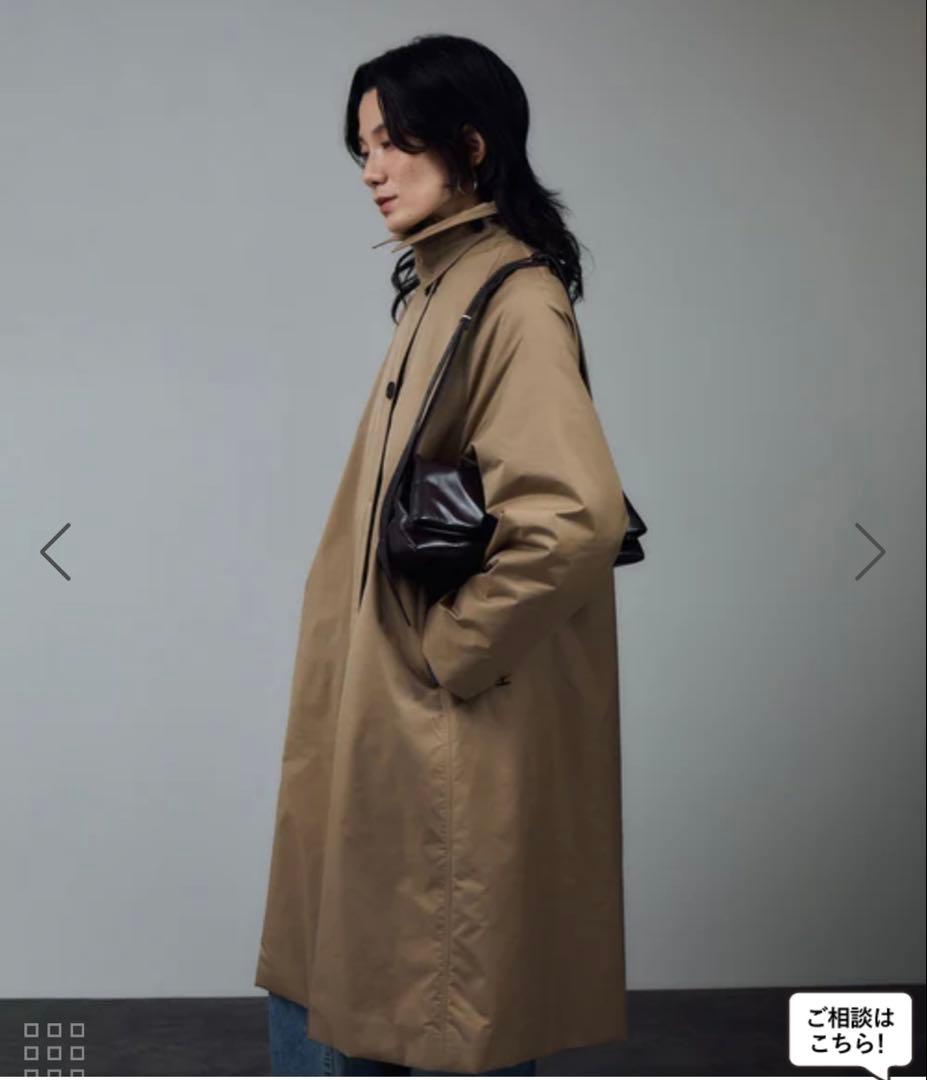 サロンアダムエロペ　FURLO DOWNバルマカンコート / 撥水ファーロダウン