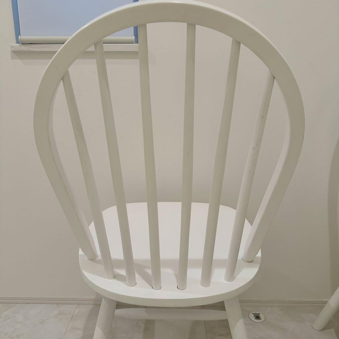 ダイニングチェア ホワイト ウッドチェア 北欧