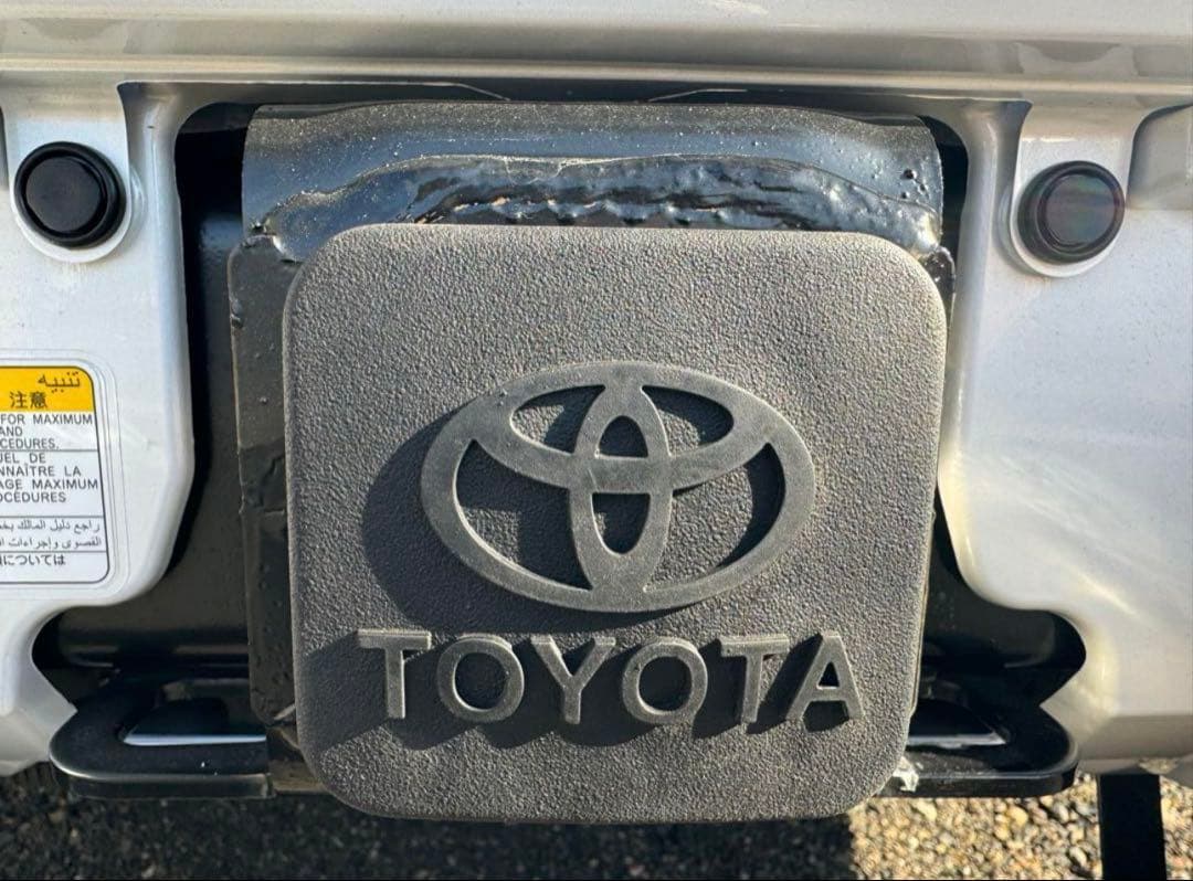 『セット品』 純正 ランクル 250 ヒッチカバー ガーニッシュ ハーフカバー