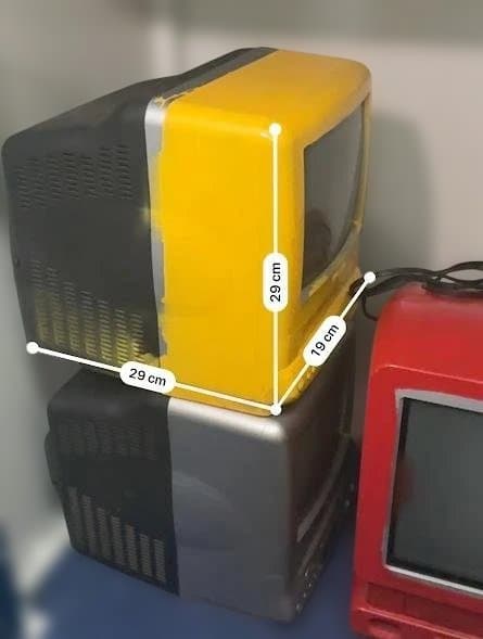 ブラウン管テレビ 3台セット（アート用カスタム）