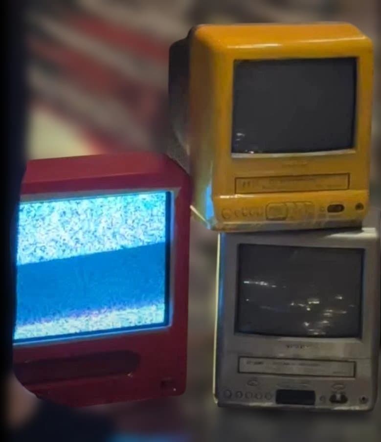 ブラウン管テレビ 3台セット（アート用カスタム）