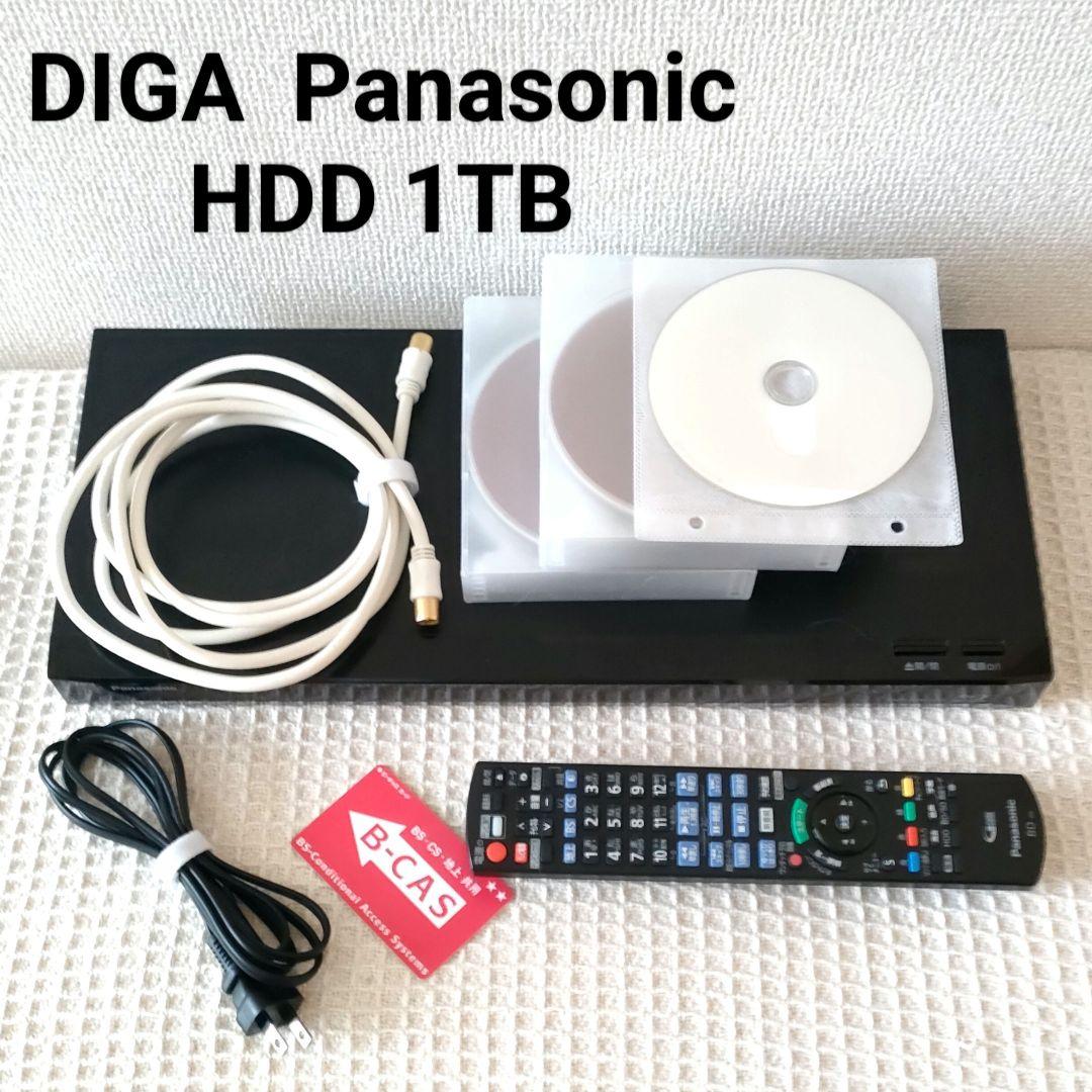 1TB 2チューナー Panasonicブルーレイレコーダー／オマケBD-R 付