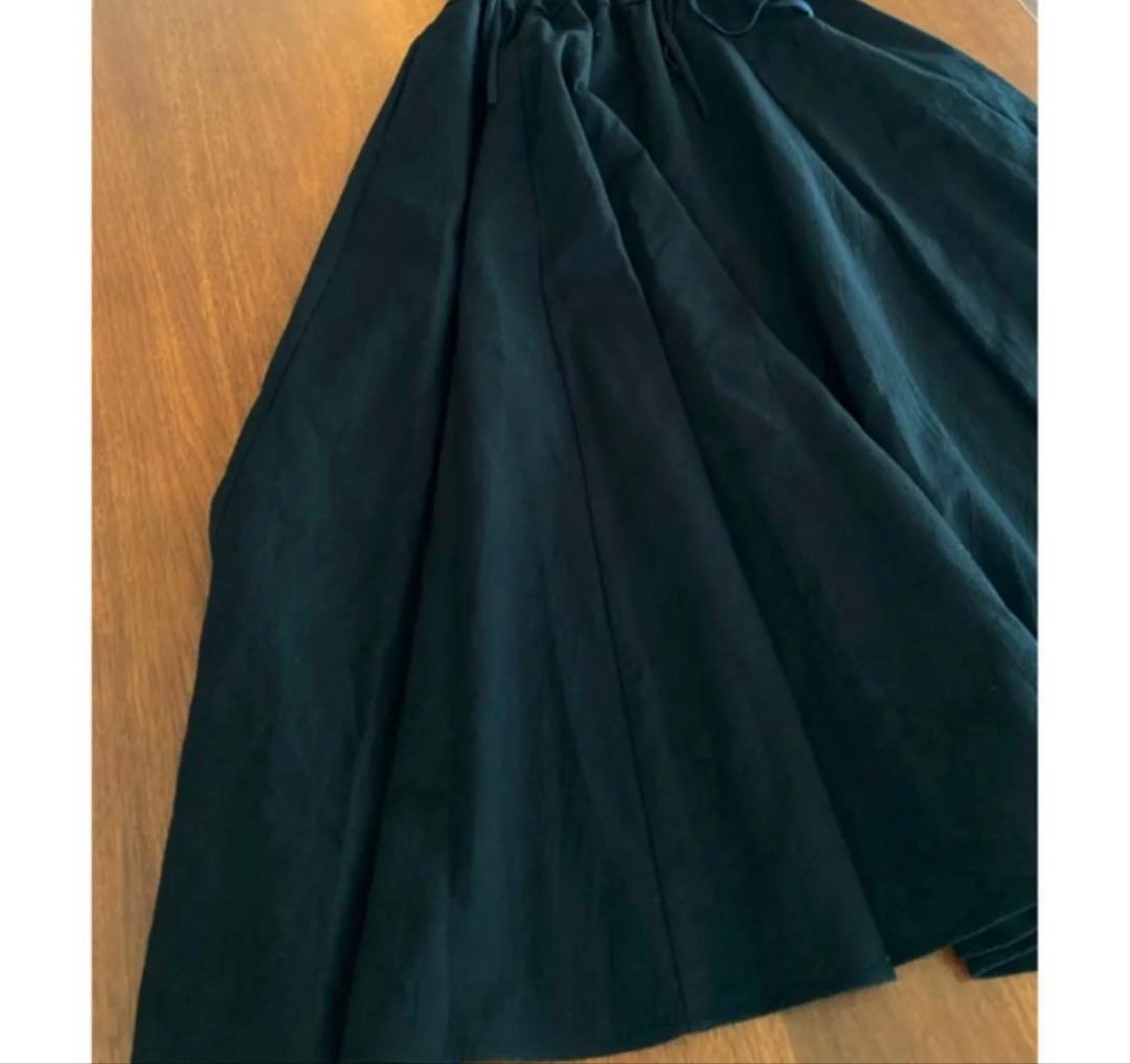 美品 BORDERS at BALCONY サテンリボンワンピース