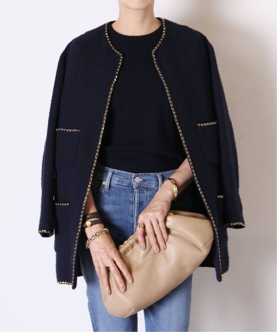 【新品未使用】Deuxieme Classe chain tweed ジャケット