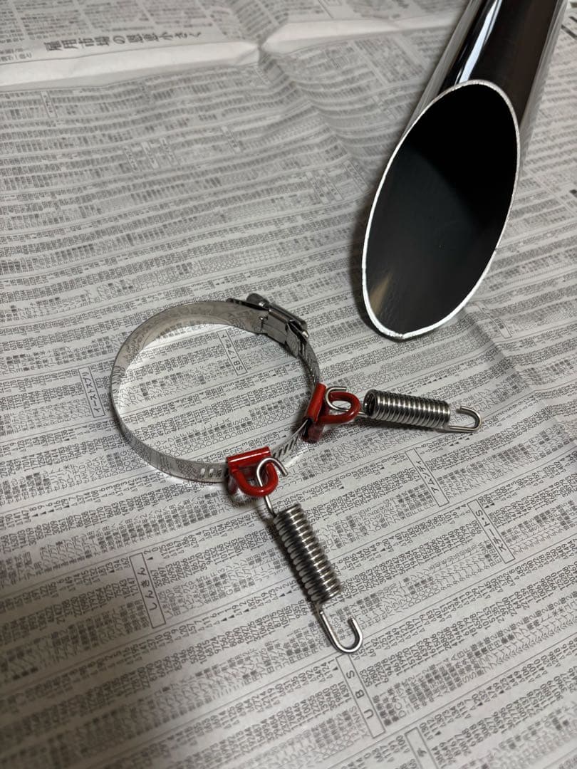 50.8π竹槍マフラー　ステンレス竹やりマフラーフルセット