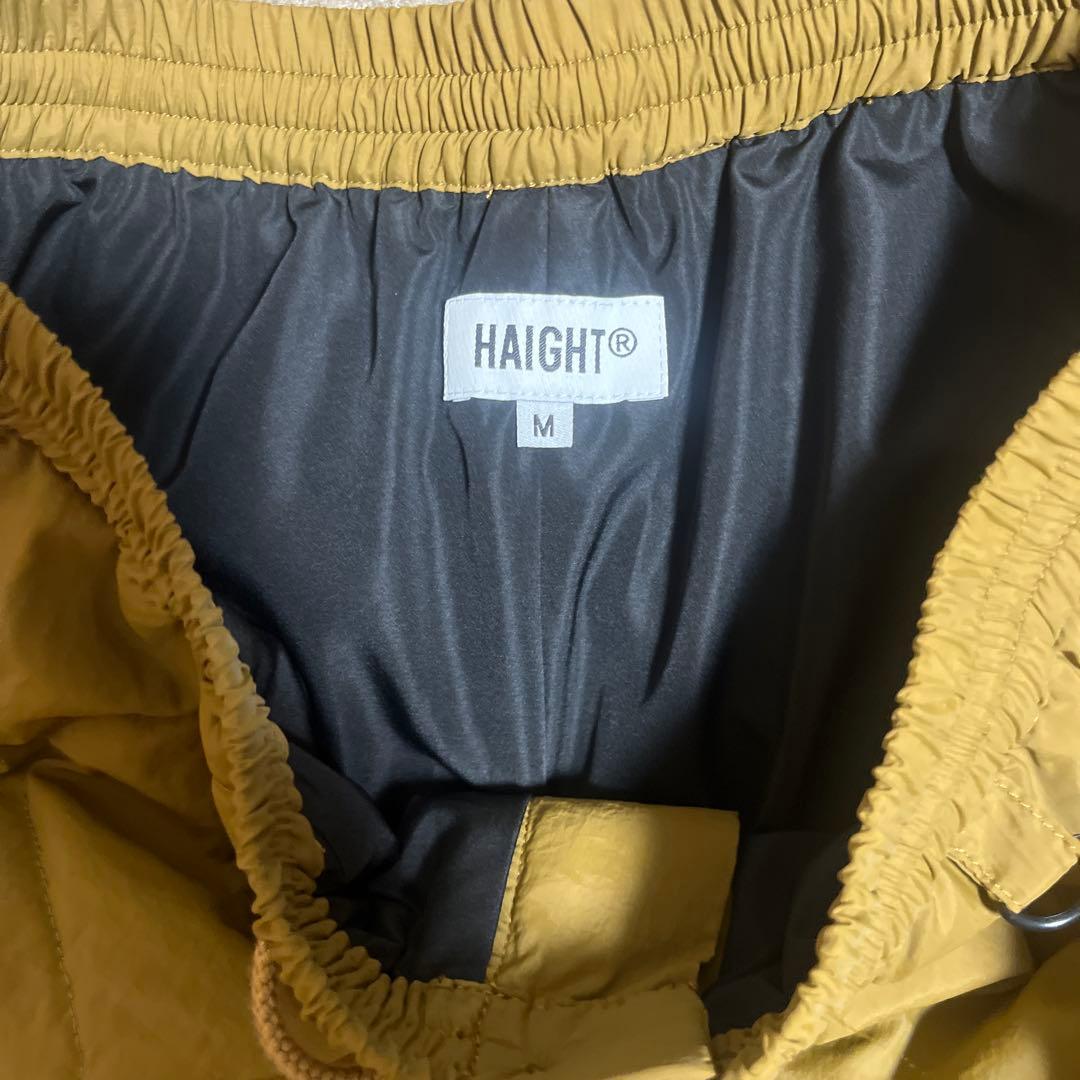 HAIGHT QUILTING TRACK PANTS キルティング Ｍ　サンド