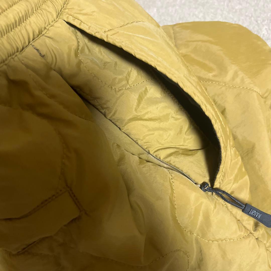 HAIGHT QUILTING TRACK PANTS キルティング Ｍ　サンド