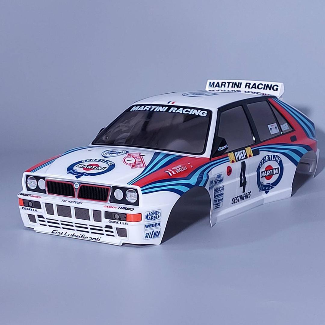 新品 送料無料 タミヤ XB ランチア ラリー ボディ＆ホイール ランチャ