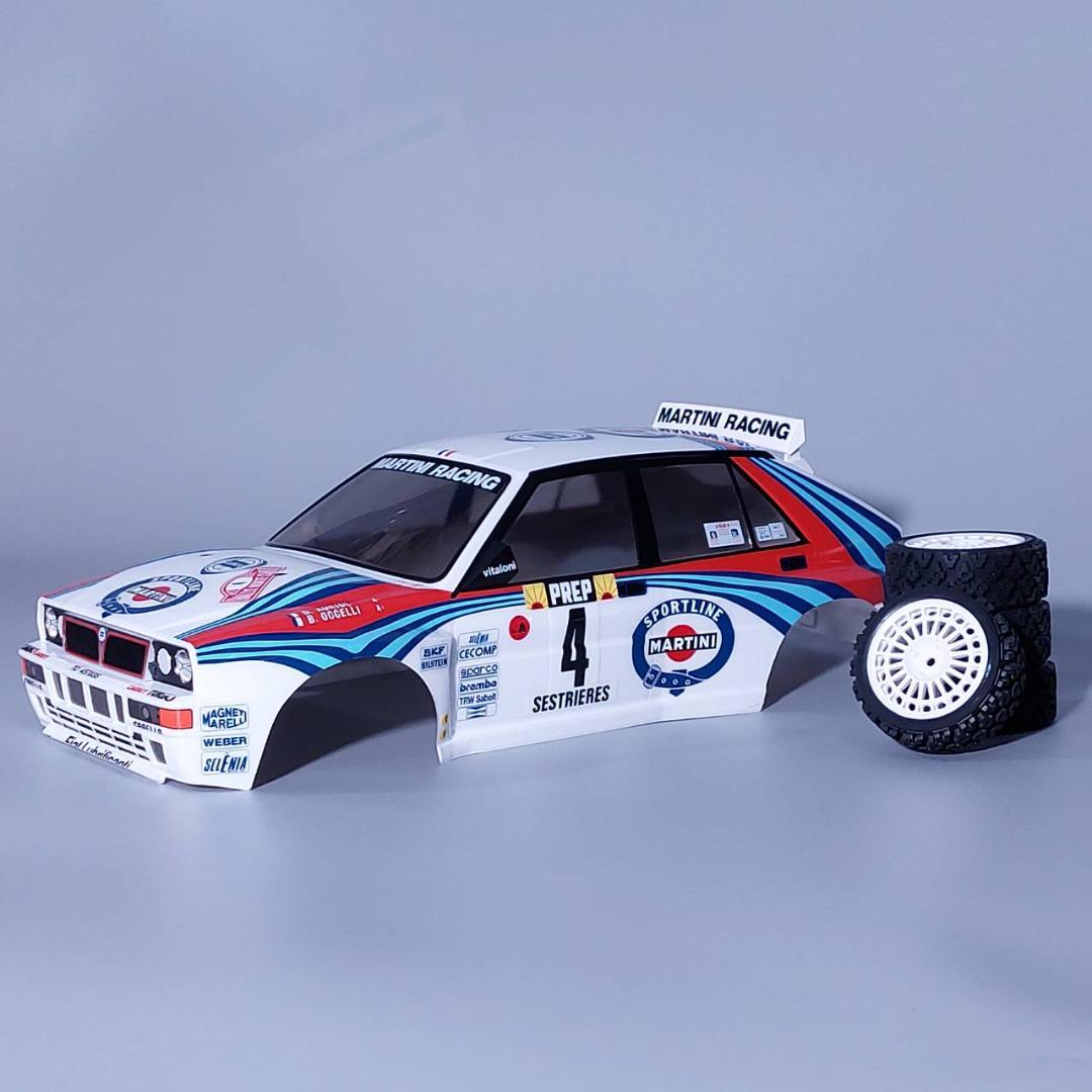 新品 送料無料 タミヤ XB ランチア ラリー ボディ＆ホイール ランチャ