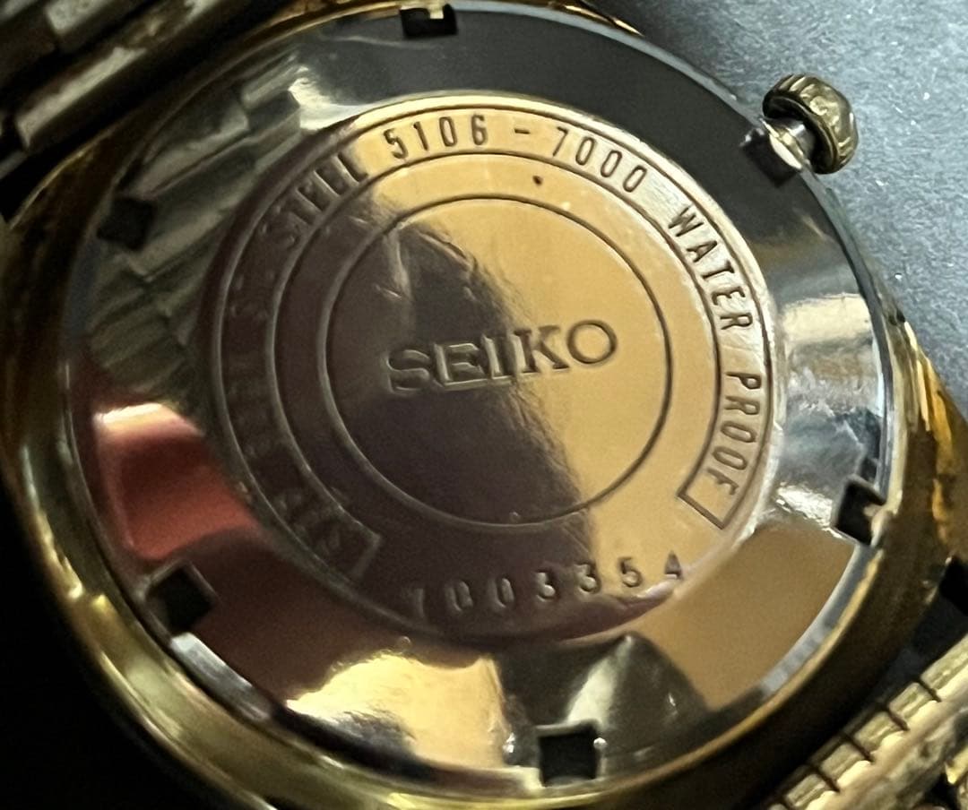 ★超絶品！SEIKOMATIC-P 自動巻き33石DAYデイトメンズ腕時計稼働