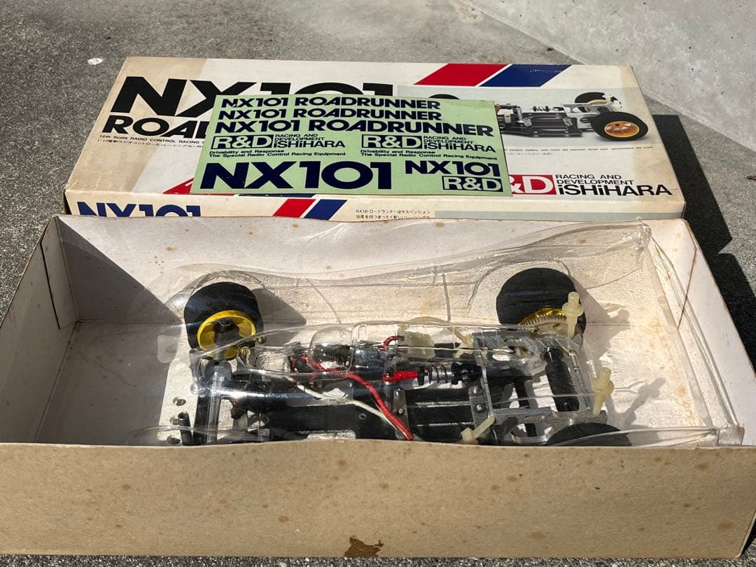 石原 R&D1/12 NX101 ロードランナー!ビンテージシャーシ!ayk!
