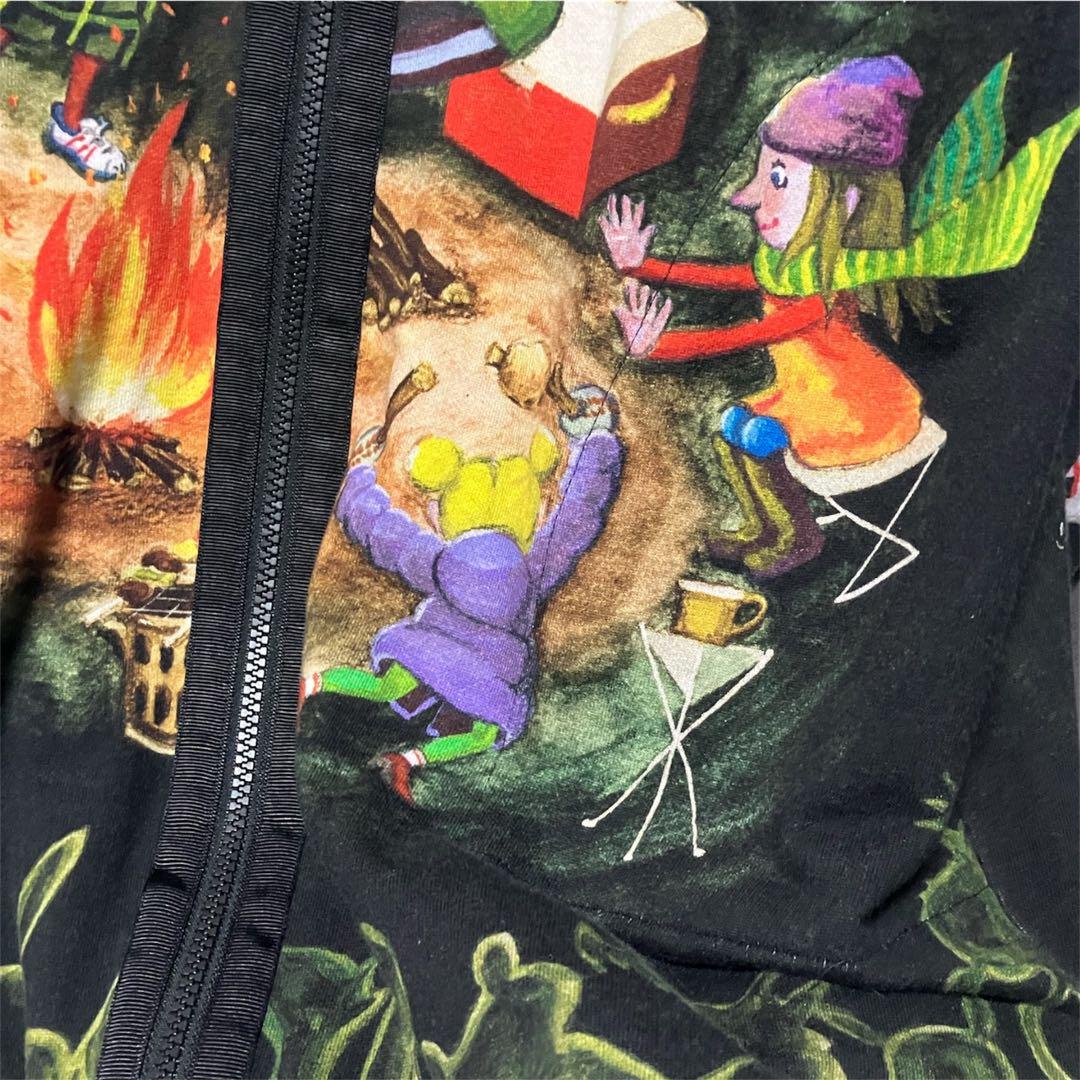 オレボレブラ アルベロベロ キャンプファイヤー ロングパーカー 美品