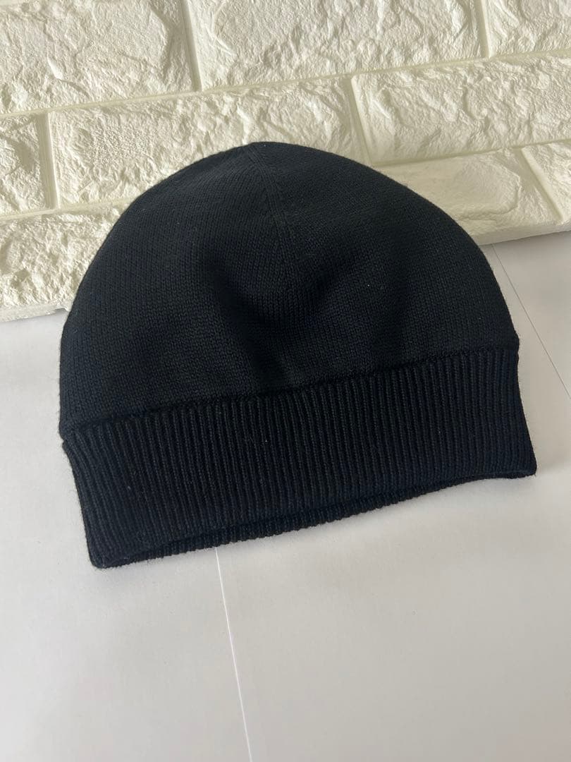 PRADA プラダ　ニット帽　ブラック　黒