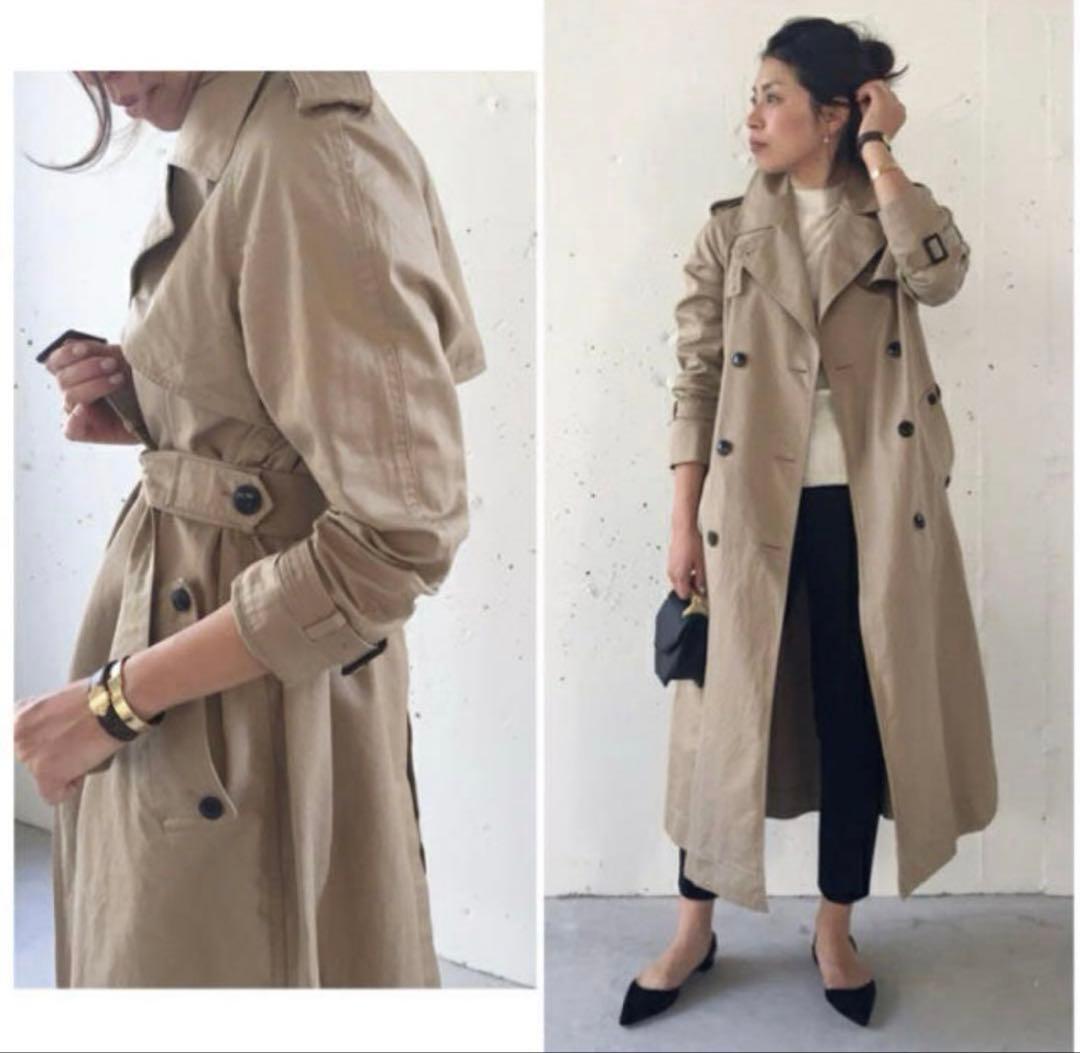 ♥Deuxieme Classe♥FINX ギャバロングトレンチコート