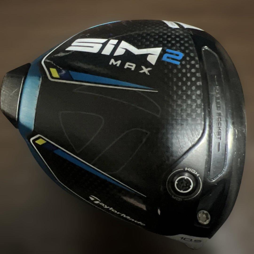 テーラーメイド SIM2 MAX ドライバー 10.5 ヘッドのみ