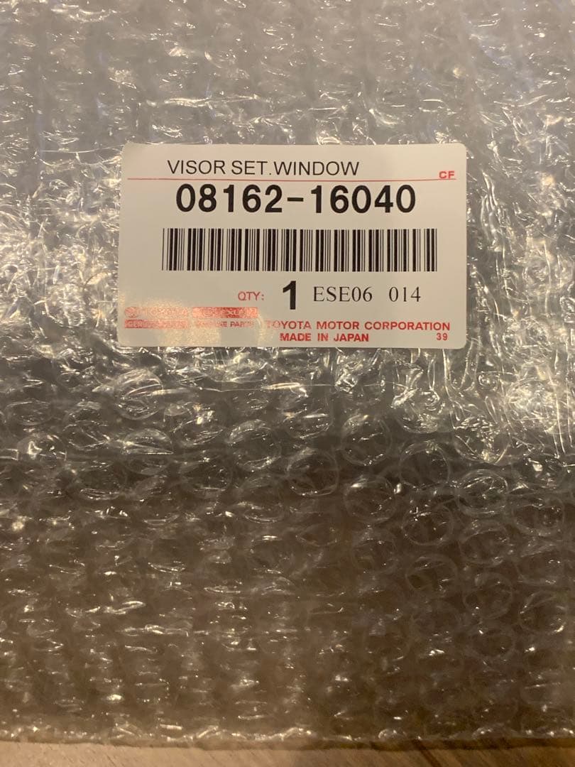 タカさん専用 TOYOTA トヨタ カローラクロス　純正 サイドドアバイザー