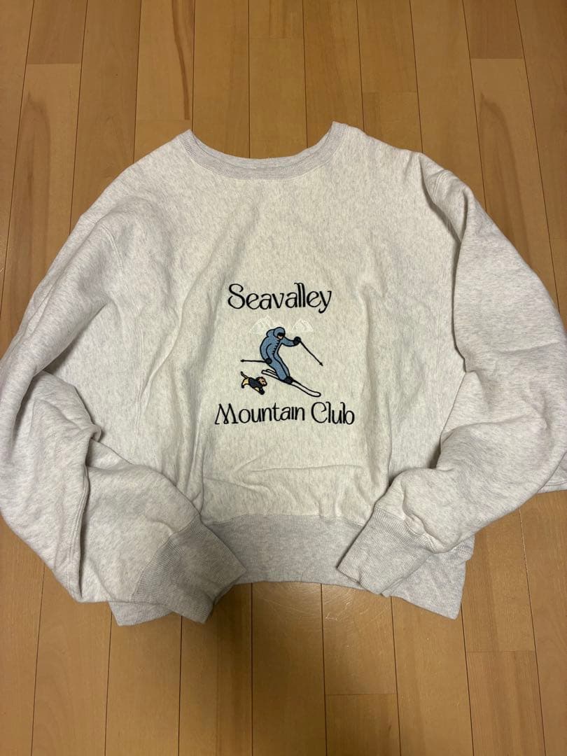 SEA Seavalleymountainclub スキー刺繍 トレーナー