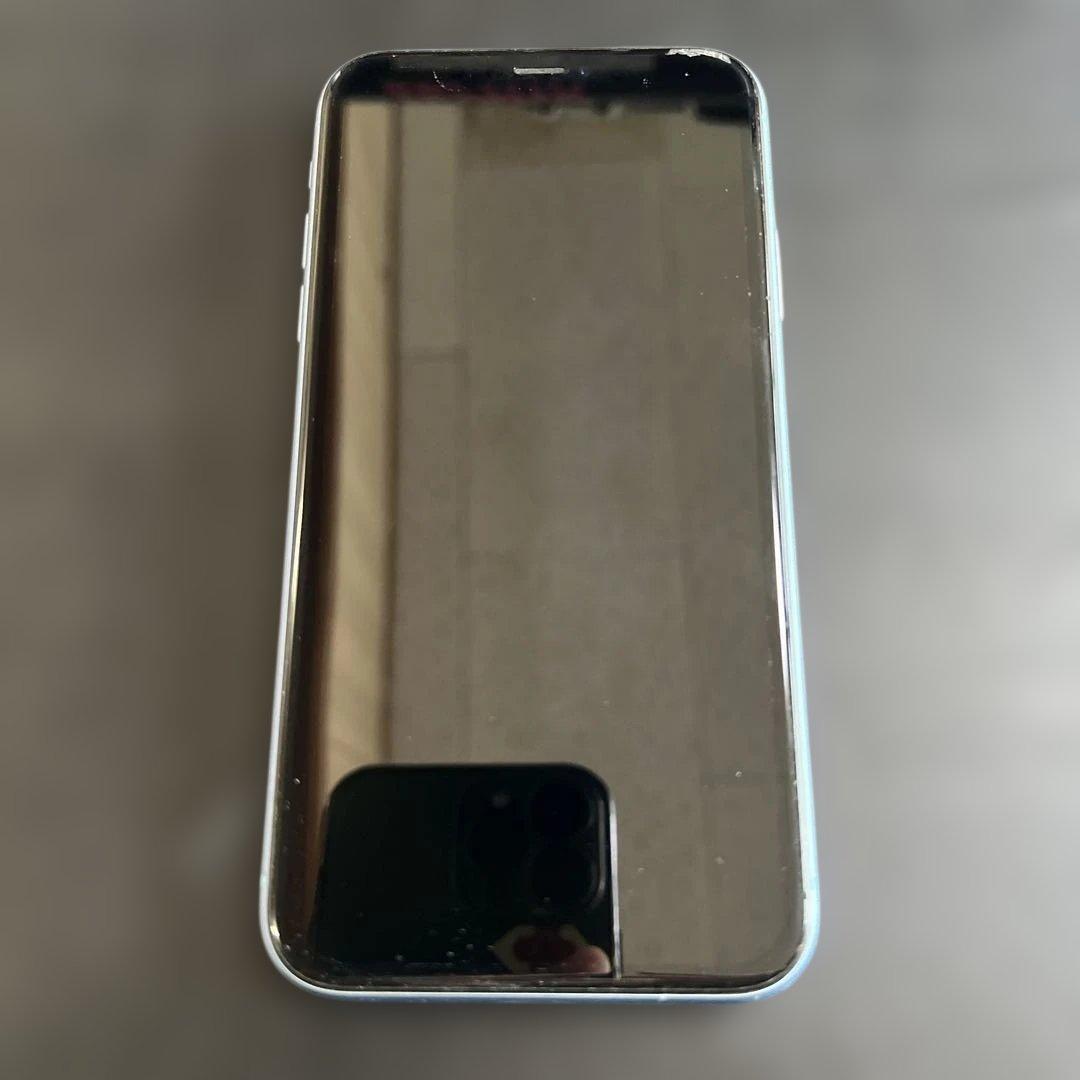 Apple iPhone XR ブルー 本体 64GB バッテリー残量87%