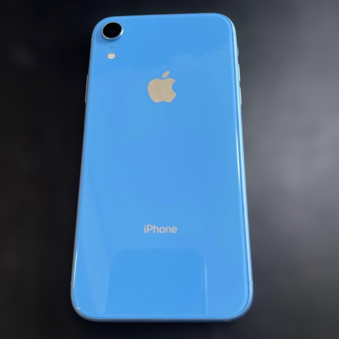 Apple iPhone XR ブルー 本体 64GB バッテリー残量87%